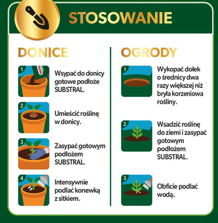 SUBSTRAL podłoże PAPROĆ 3L