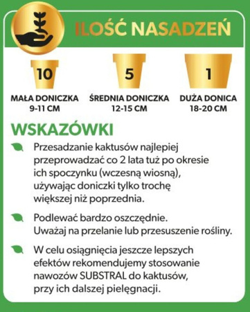 SUBSTRAL podłoże CACTUS 3L