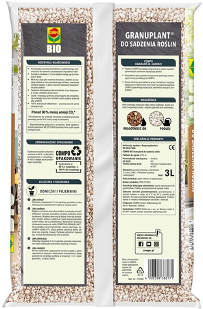 BIO Granuplant do sadzenia roślin 2-5mm - 3L Compo