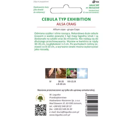 Cebula Ailsa Craig 2 g - Legutko