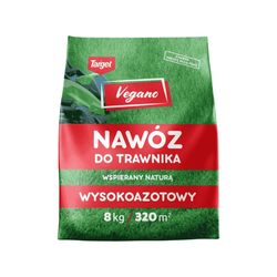 Wysokoazotowy nawóz do trawnika Vegano – wspierany naturą 8 kg