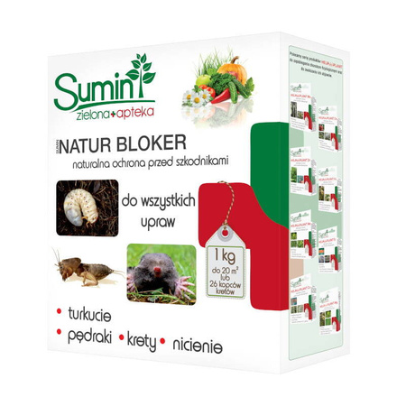 Natur Bloker (pędraki, krety, turkucie) 1 kg