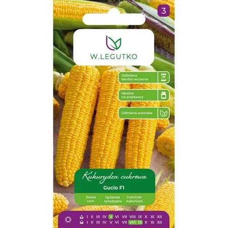 Kukurydza Cukrowa Gucio F1 10 g - Legutko 