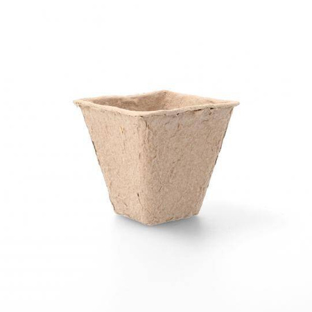 Doniczki torfowe – kwadrat 8x8 cm – 18 szt.