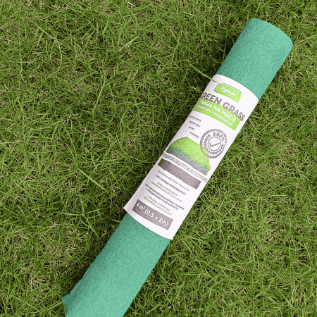  GreenGrass - Trawa Na Macie – z nawozem i hydrożelem Trawy Vegano 3 x 0,5 x 8 m (12  m²)
