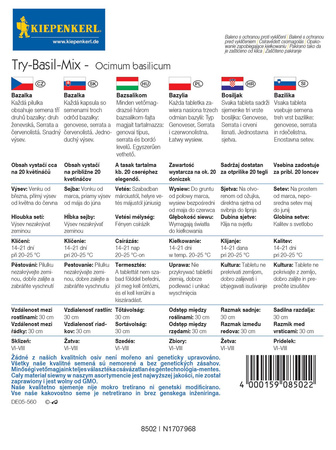 Bazylia ,,Try-Basil-Mix’’ - Kiepenkerl