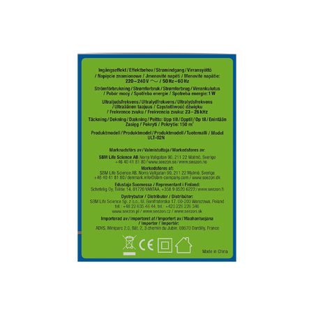 Ultrasonik Odstraszacz 150 m2 1 szt.