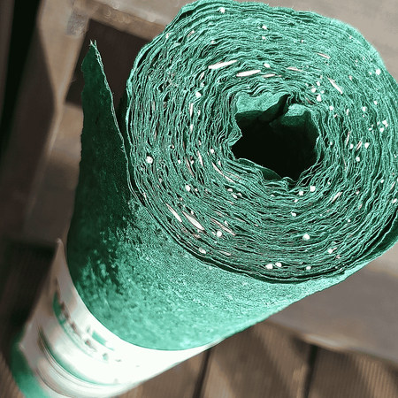 GreenGrass - Trawa Na Macie – z nawozem i hydrożelem Trawy Vegano 0,5 x 8 m (4 m²)