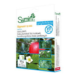 Signum 33 WG Zwalcza Szarą Pleśń, Białą Plamistość Liści i Brunatną Zgniliznę Drzew Pestkowych 50 g