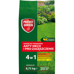 Nawóz do trawników 4w1 – Anty Mech i Pro-zagęszczenie – 8,75 kg Protect Garden