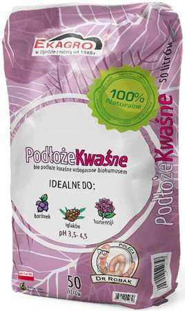 Bio Podłoże Kwaśne - Paleta 24x50 l Ekagro