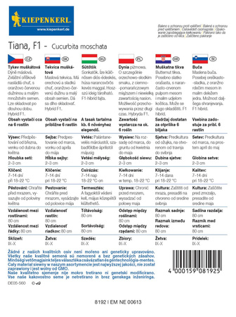 Dynia ,,Tiana‘’ F1 – Kiepenkerl 