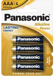 Bateria Panasonic Alkaline Power AAA - 4 szt.