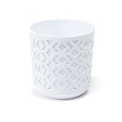 Osłonka-Doniczka Aztek fi 195 Biała