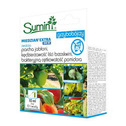 Miedzian Extra 350 SC  - na choroby warzyw i drzew owocowych 10 ml