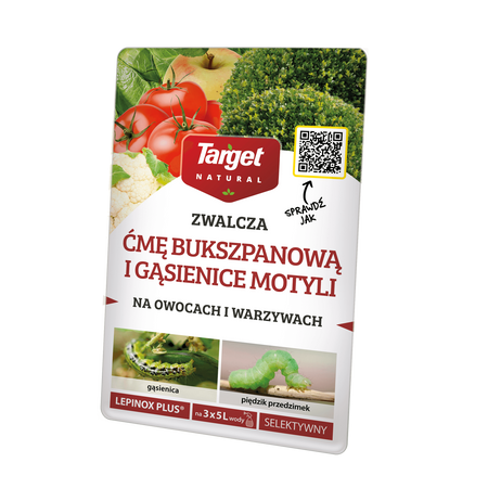 Lepinox Plus zwalcza ćmę bukszpanową i gąsienice motyli 30 g