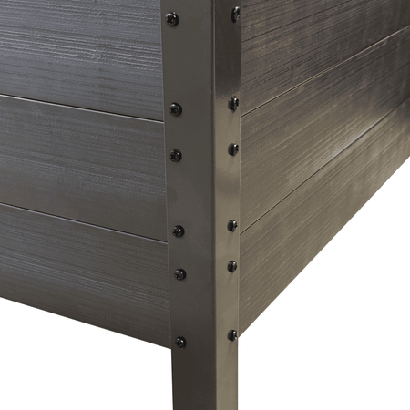 Warzywniak - podwyższona grządka - brąz GPPS - Vegano - 150 x 75 x 30 cm