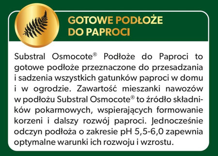 SUBSTRAL podłoże PAPROĆ 3L