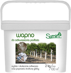 Wapno do odkwaszania podłoża – 2 kg Sumin