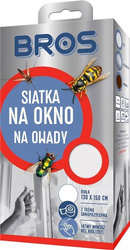Siatka na okno - biała 130x150 cm - Bros