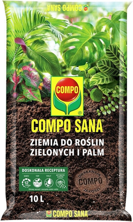 Ziemia do roślin zielonych i palm - 10L Compo