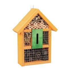 Duży domek dla owadów | pomarańczowy 24 x 9 x 31,5/33,5 cm – Tin Tours