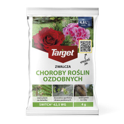 Switch 62,5 WG środek zwalczający choroby grzybowe na różach, pelargoniach i innych roślinach ozdobnych 4 g Target