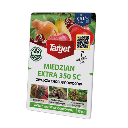 Miedzian Extra 350 SC ekologiczny środek grzybobójczy 15 ml Target