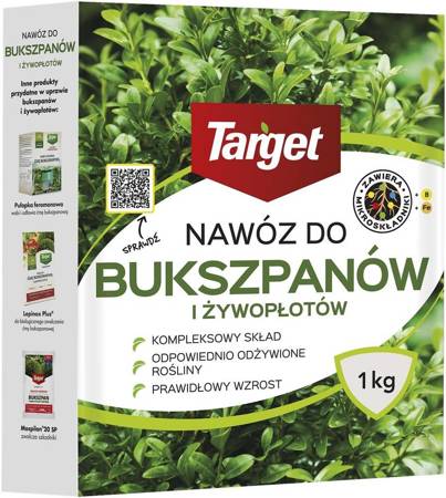 Nawóz z do bukszpanów i żywopłotów z mikroelementami 1 kg